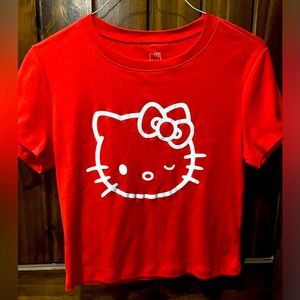 NWOT Hello Kitty Crop Top